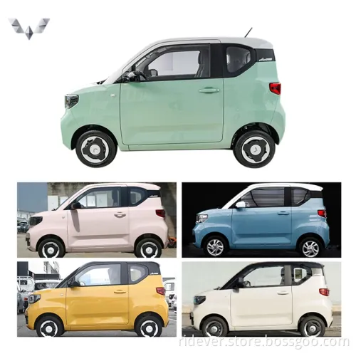 Ridever Good Prices Wuling Hongguang Miniev Mini Van 120 Kilometers Saic GM Wl Cheapest Cargo Truck Cars Pure Electric Used Cars From China